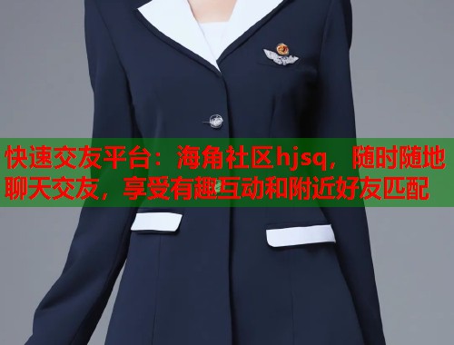 快速交友平台：海角社区hjsq，随时随地聊天交友，享受有趣互动和附近好友匹配