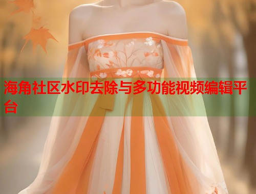 海角社区水印去除与多功能视频编辑平台